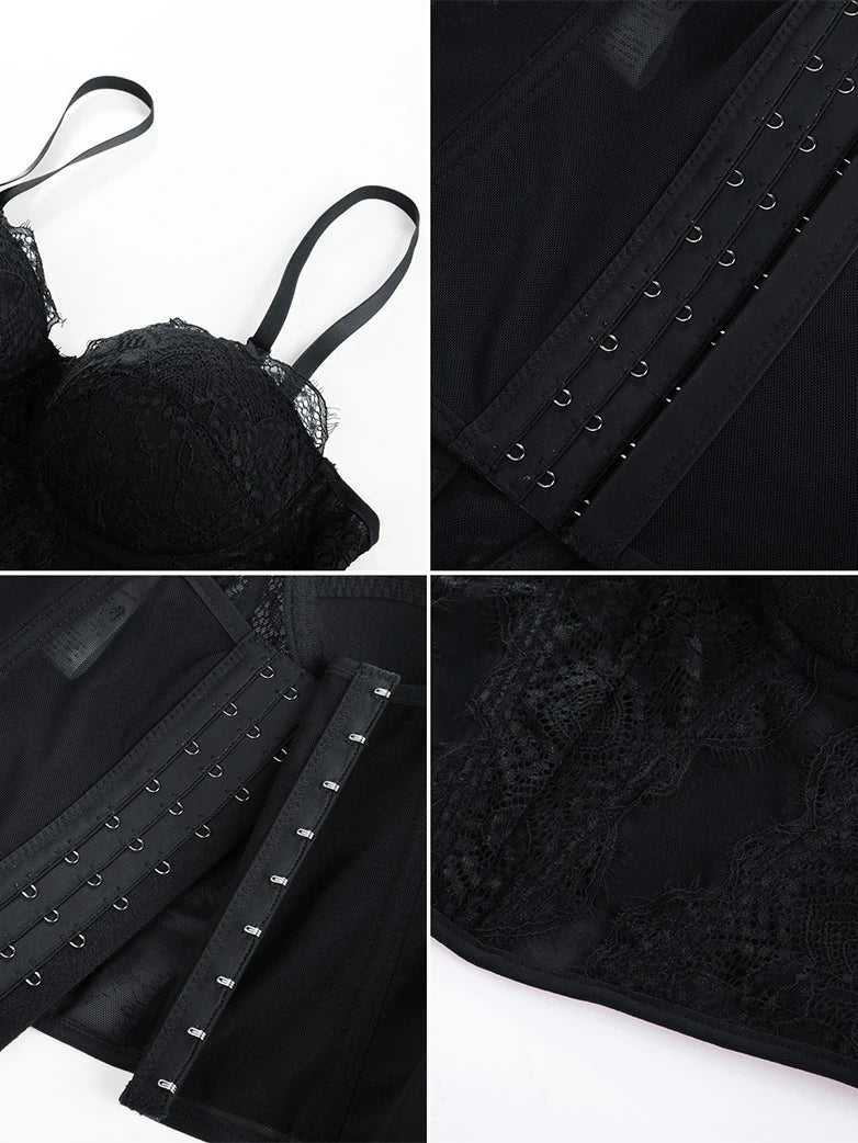Scarlet Darkness Women Victorian Lace Corset Top - Image 14