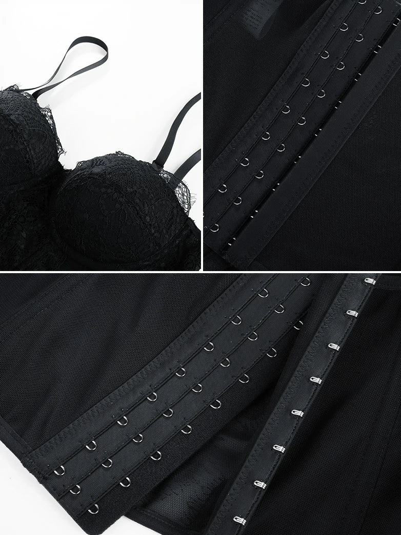 Scarlet Darkness Women Victorian Lace Corset Top - Image 15