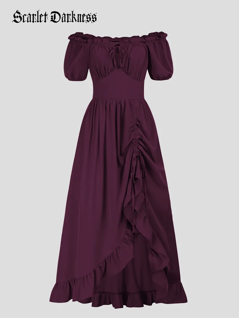 Victorian Fairy Dress with Drawstring and Pockets - Image 48