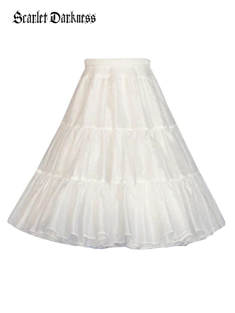Women's Length Adjustable Tulle Netting Petticoat - Image 2