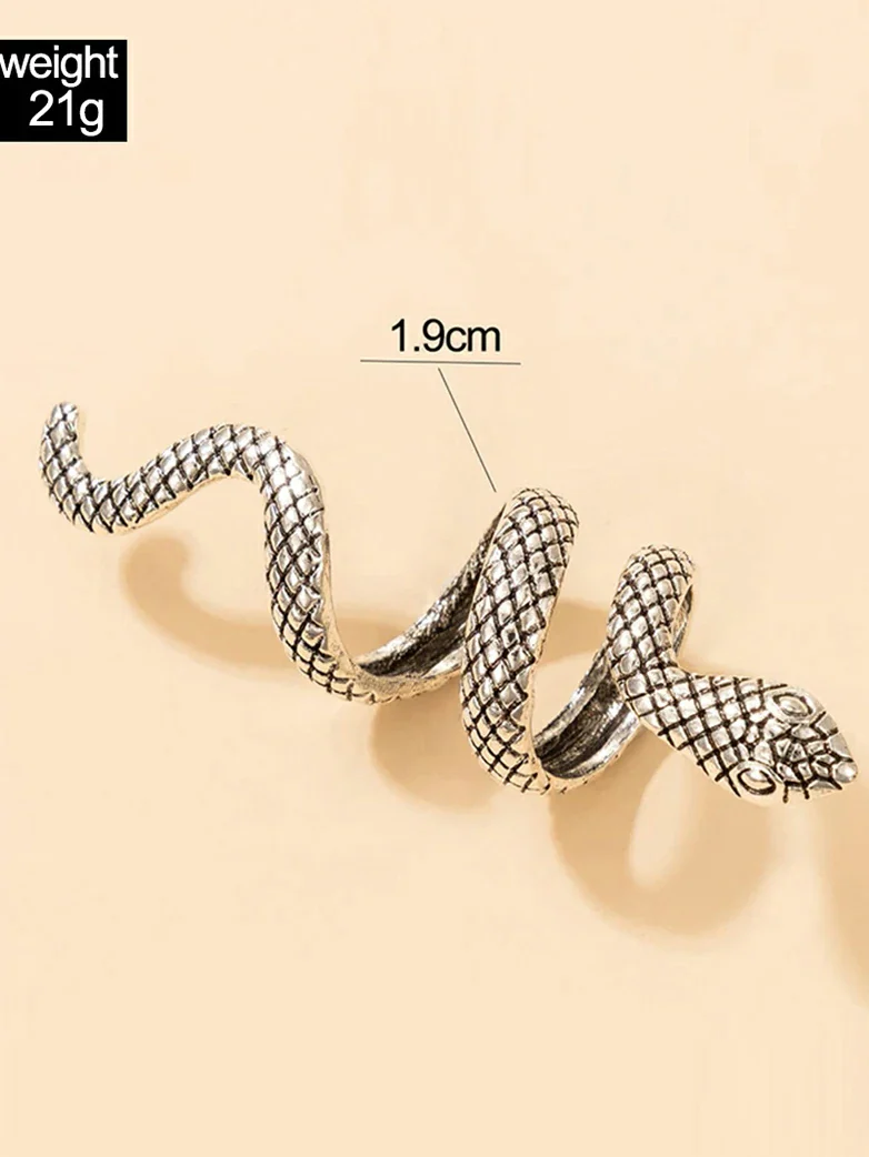 Gothic Punk Snake Ring Set - Image 7