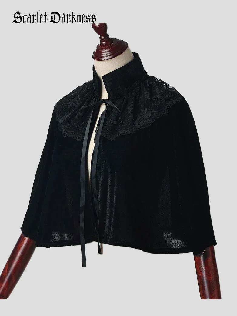 Women's Romantic Victorian Gothic Cape Cloak