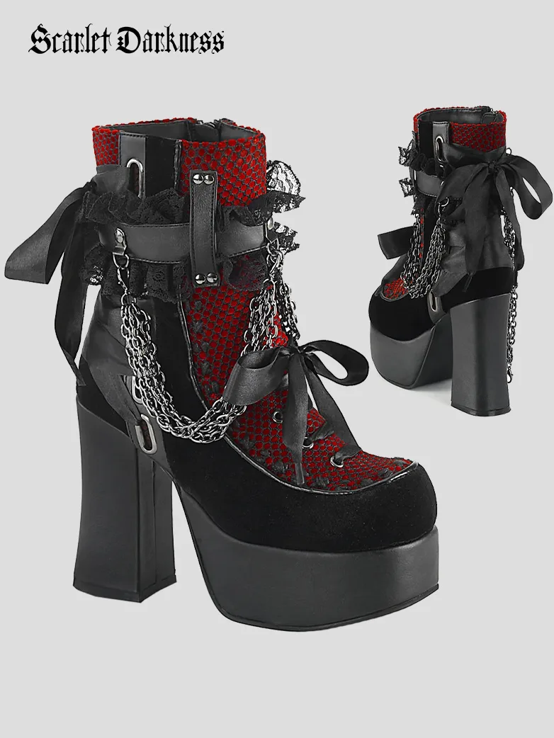 Victorian Gothic Vampire Boots