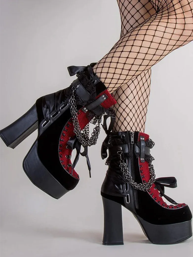 Victorian Gothic Vampire Boots - Image 2