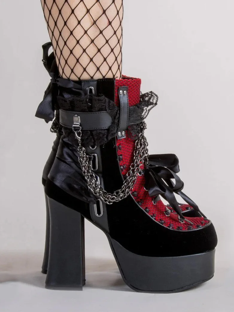 Victorian Gothic Vampire Boots - Image 3