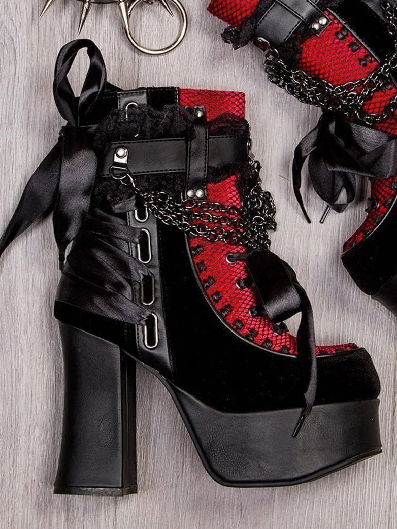 Victorian Gothic Vampire Boots - Image 6