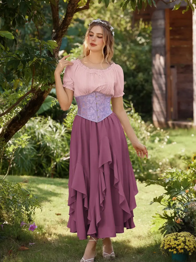 The Art of Layering Ruffle Chiffon Pockets Skirt - Image 58