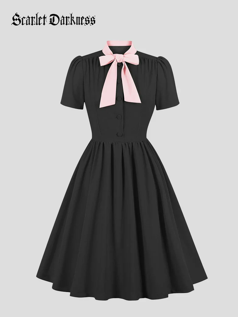 Valentine's Day Retro Victorian Date Dress