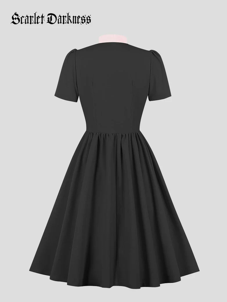 Valentine's Day Retro Victorian Date Dress - Image 2