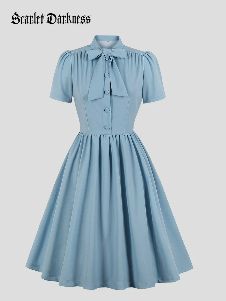 Valentine's Day Retro Victorian Date Dress - Image 5