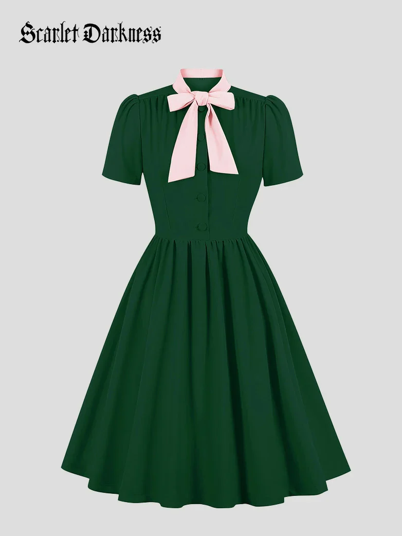 Valentine's Day Retro Victorian Date Dress - Image 8