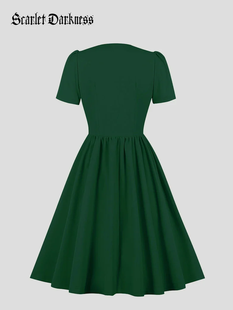Valentine's Day Retro Victorian Date Dress - Image 9