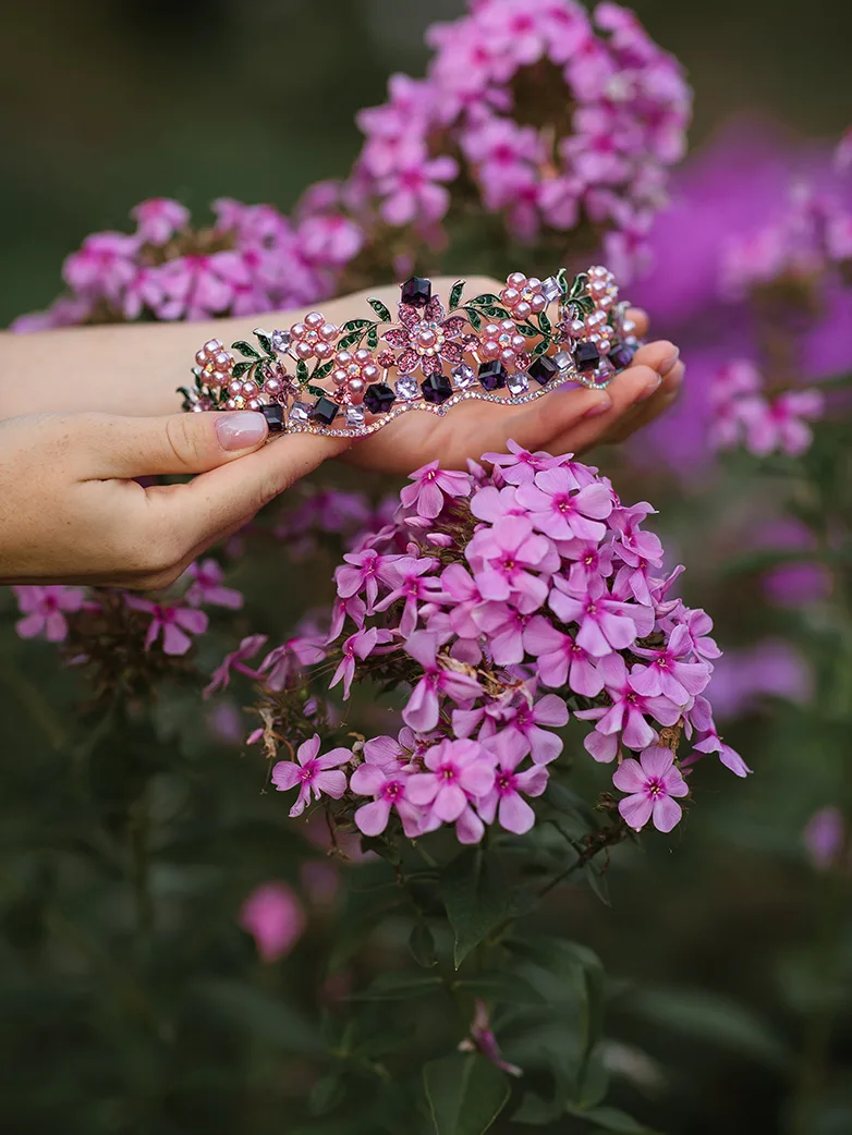 Victorian Flower Queen Crown - Image 3