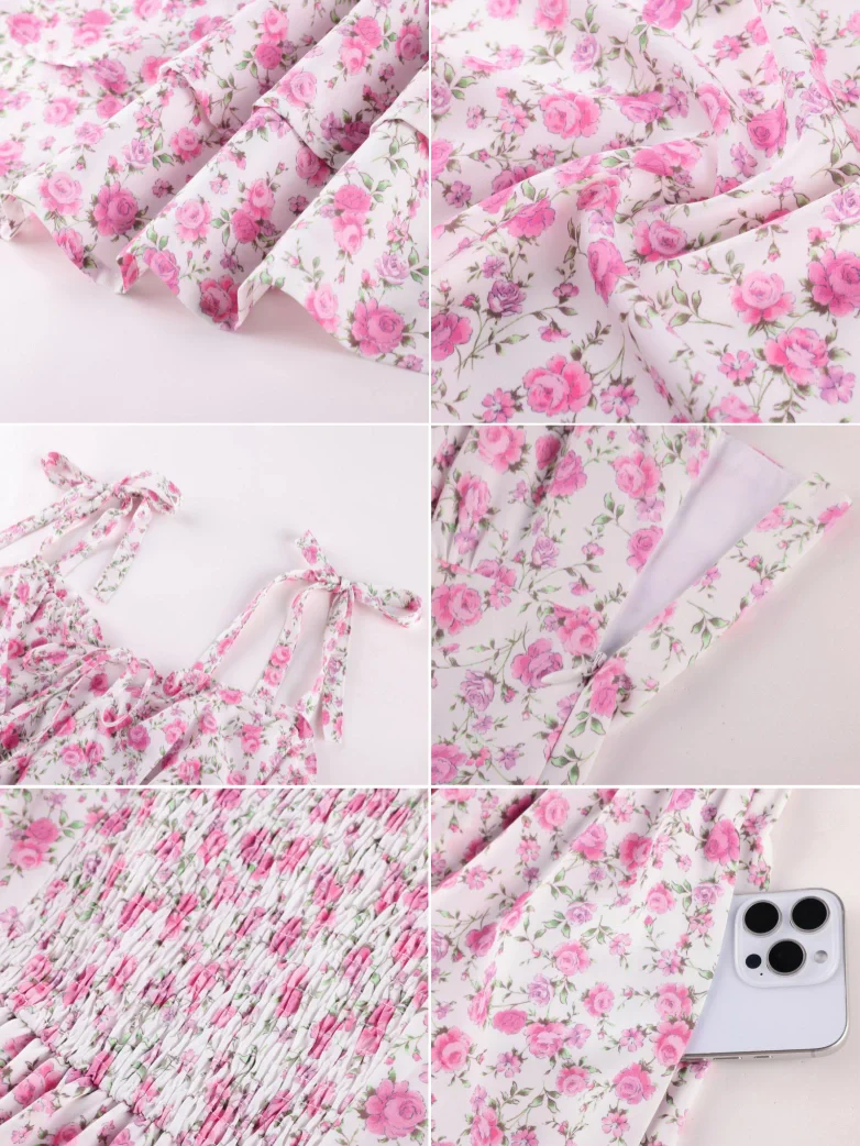Victorian Spring Ditsy Floral Fitted Dresses For Women - Image 30