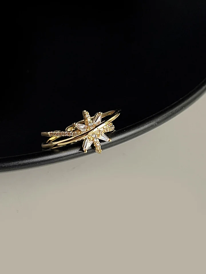 Vintage Star Adjustable Ring - Image 2