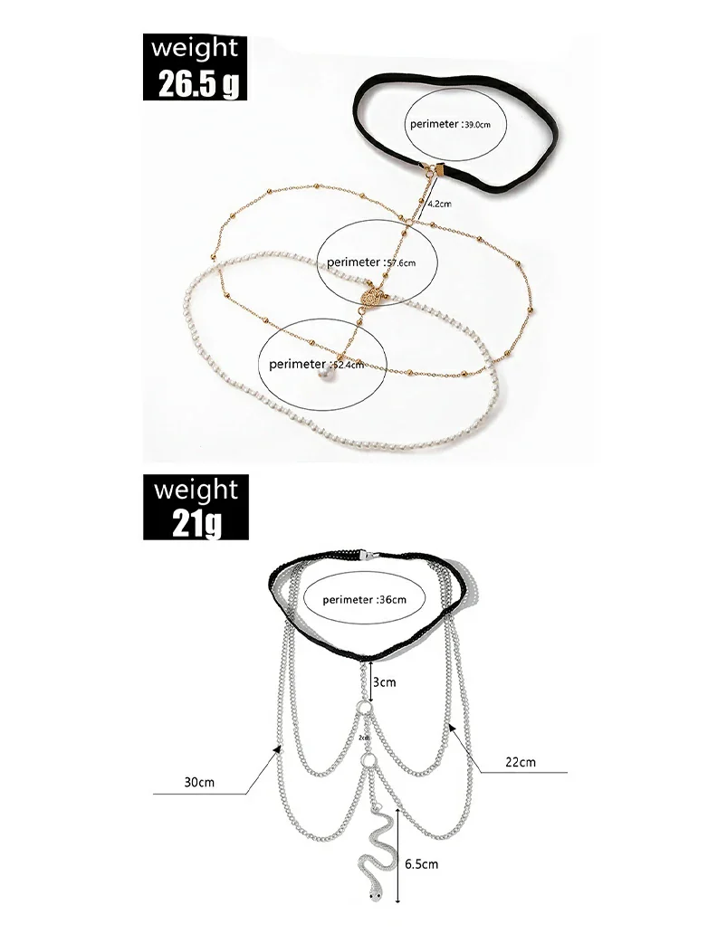Punk Metal Snake Leg Chain - Image 7