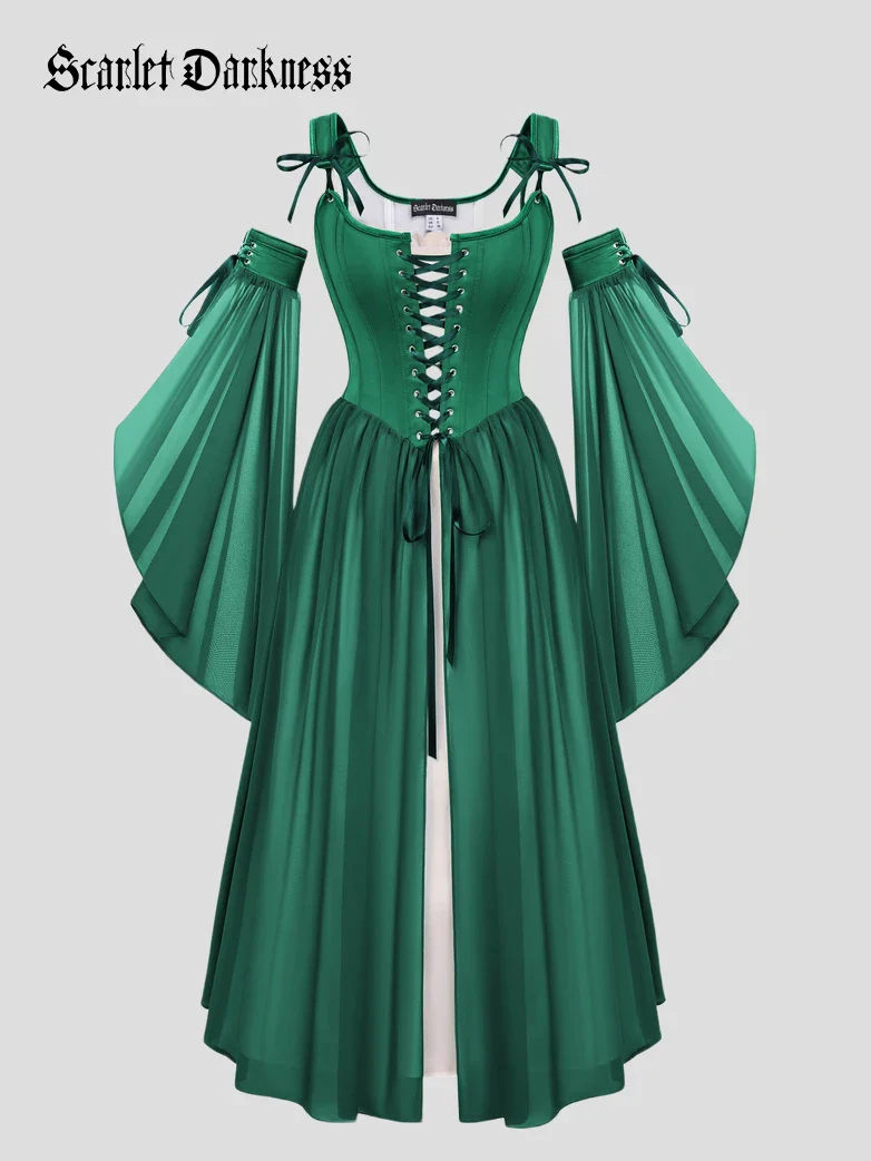 Renaissance Fairy Character 3pcs Set Costume with Lining - Image 10