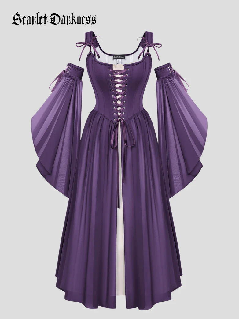 Renaissance Fairy Character 3pcs Set Costume with Lining - Image 30
