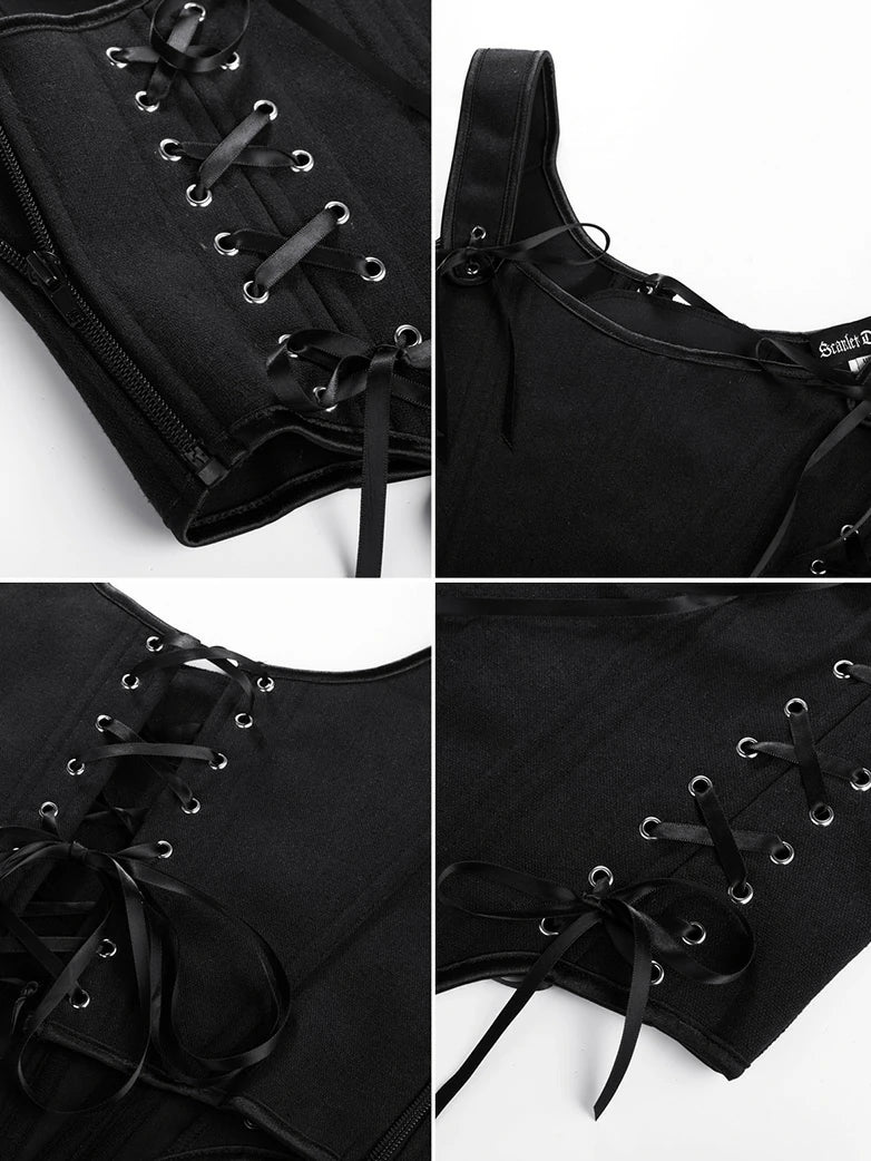 Mushroom Renaissance Cottagecore Corset Tops - Image 14
