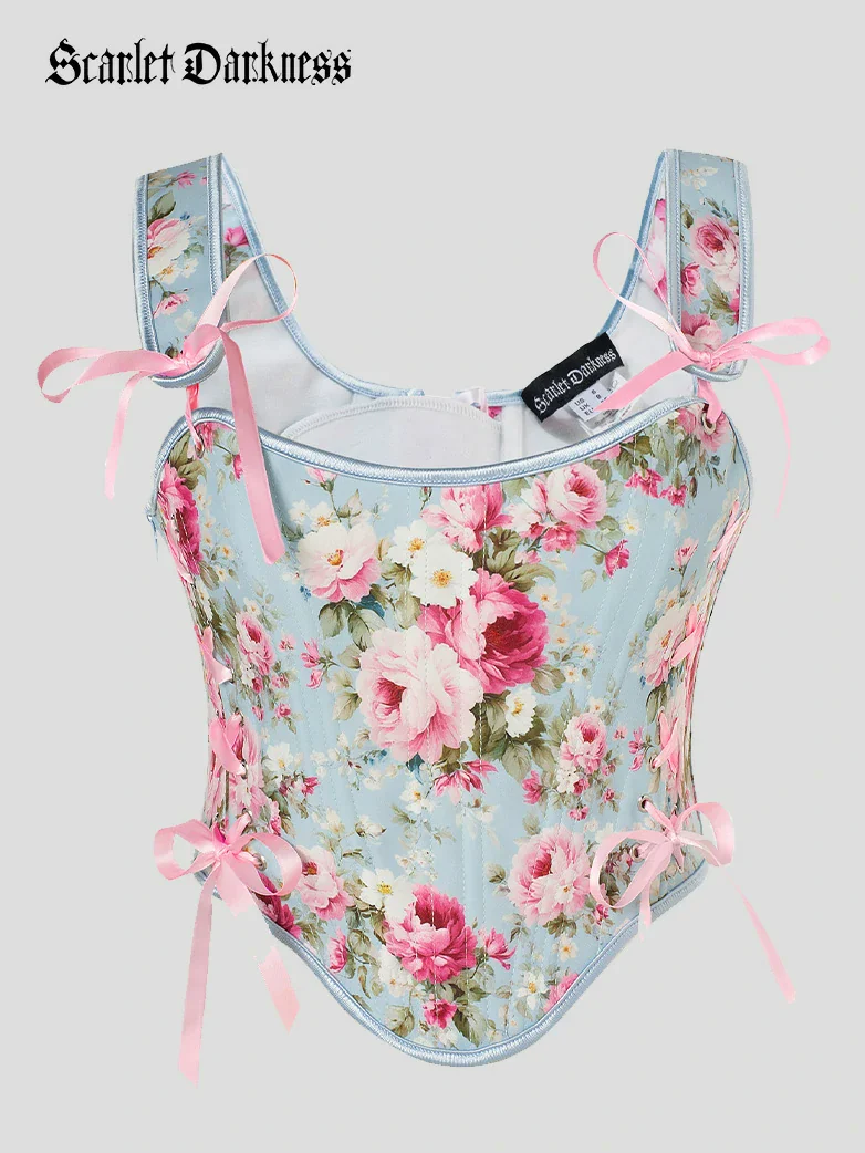 Mushroom Renaissance Cottagecore Corset Tops - Image 31