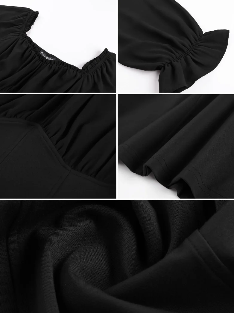 Women’s Off Shoulder Corset Top with Long Sleeves - Image 7