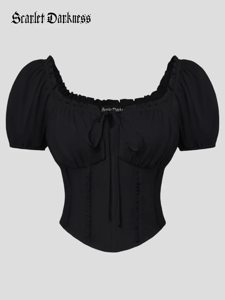 Renaissance Off Shoulder 6-Bones Tops Shirts - Image 14