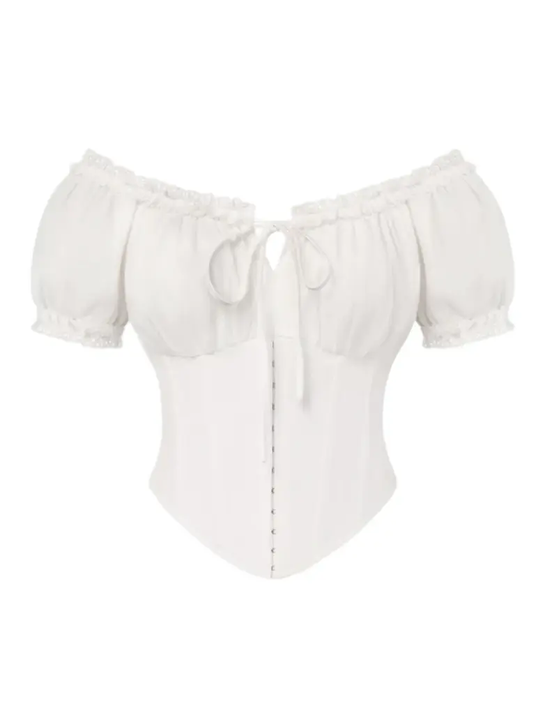 Victoria x Bridgeton Spring Cotton Tops with Bones - Image 18