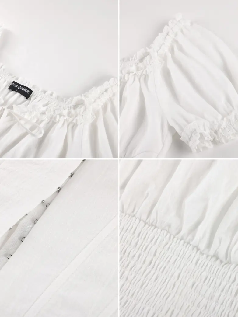 Victoria x Bridgeton Spring Cotton Tops with Bones - Image 22