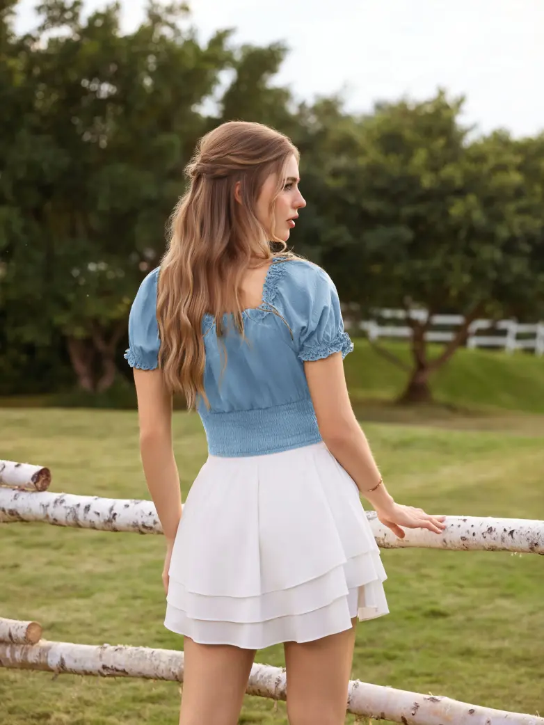 Victoria x Bridgeton Spring Cotton Tops with Bones - Image 39