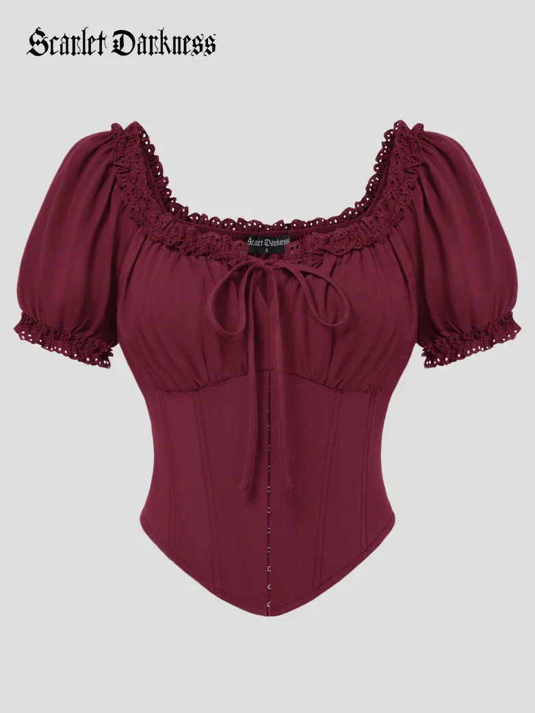 Victoria x Bridgeton Spring Cotton Tops with Bones - Image 42
