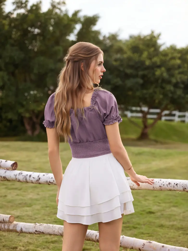 Victoria x Bridgeton Spring Cotton Tops with Bones - Image 33