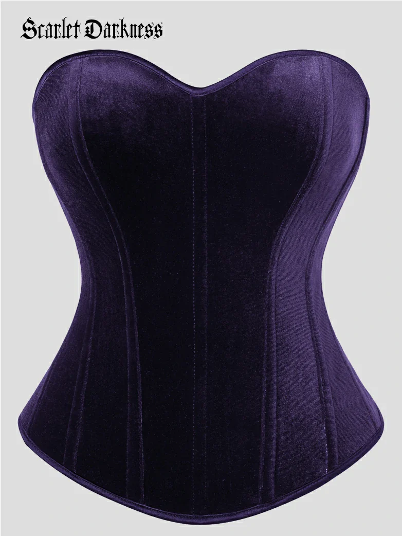 Sweetheart Velvet Corset Bodice for Parties and Events - Image 12