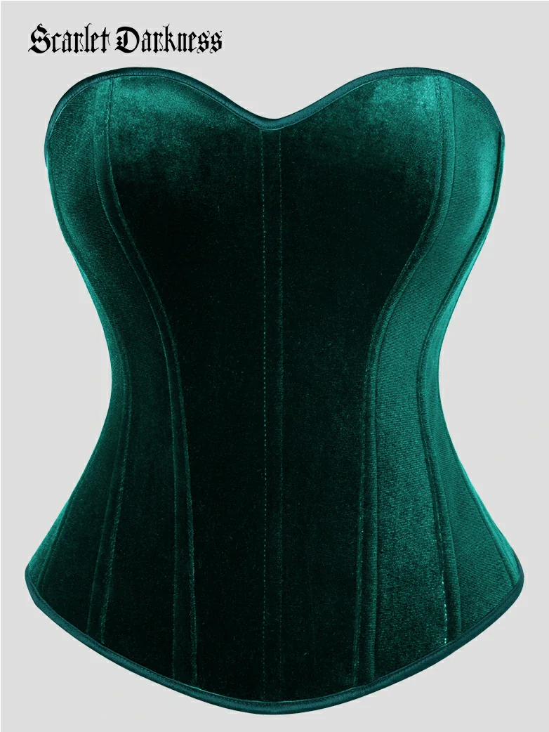 Sweetheart Velvet Corset Bodice for Parties and Events - Image 18