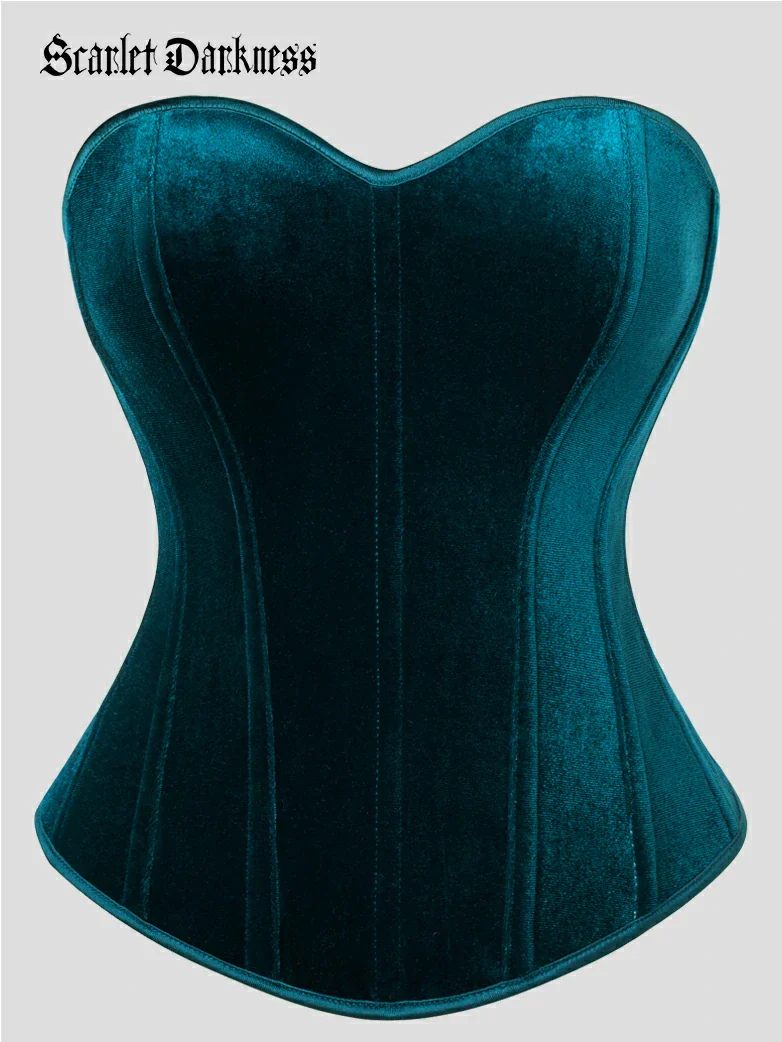 Sweetheart Velvet Corset Bodice for Parties and Events - Image 25