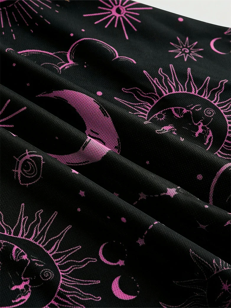 Gothic Whimsical Off Shoulder Bell Sleeve Witch Dress - Image 16