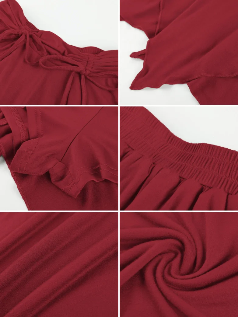 Pirate Hem Pixie Skirt with High Waist Drawstring - Image 10