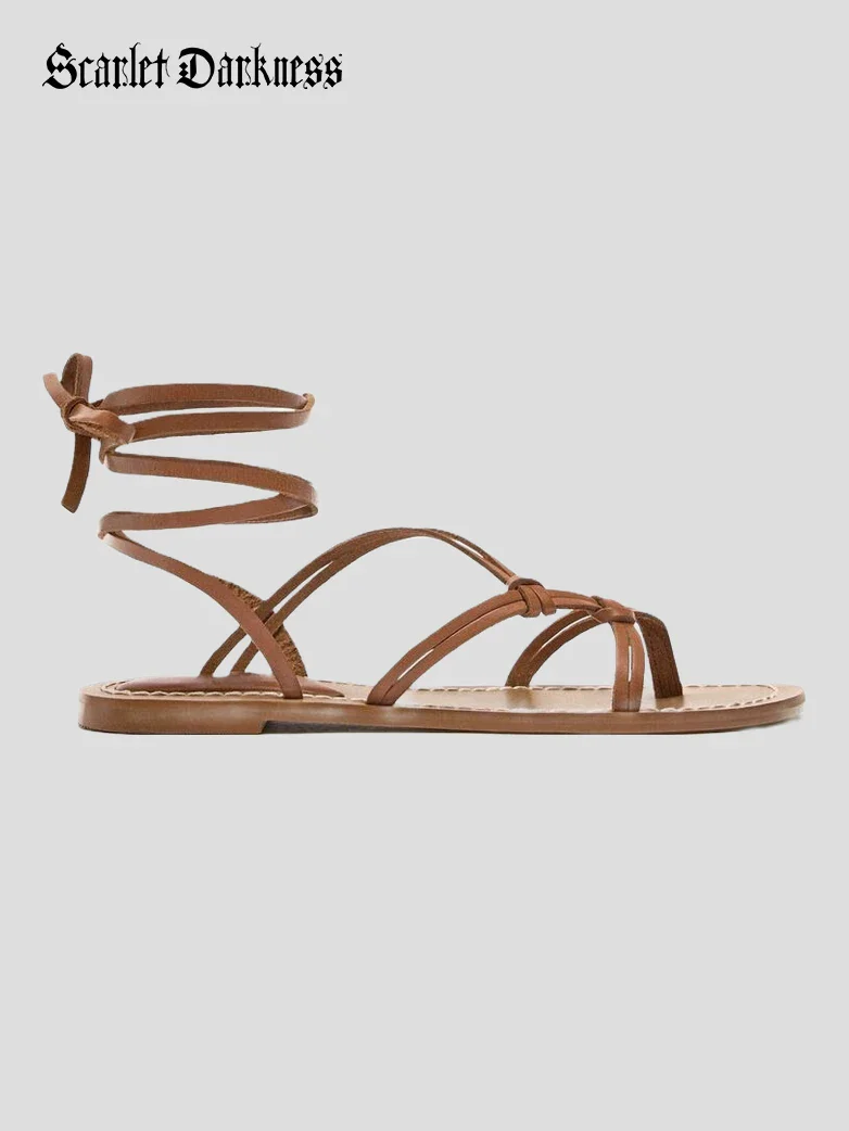 Beach Flat Strappy Sandals