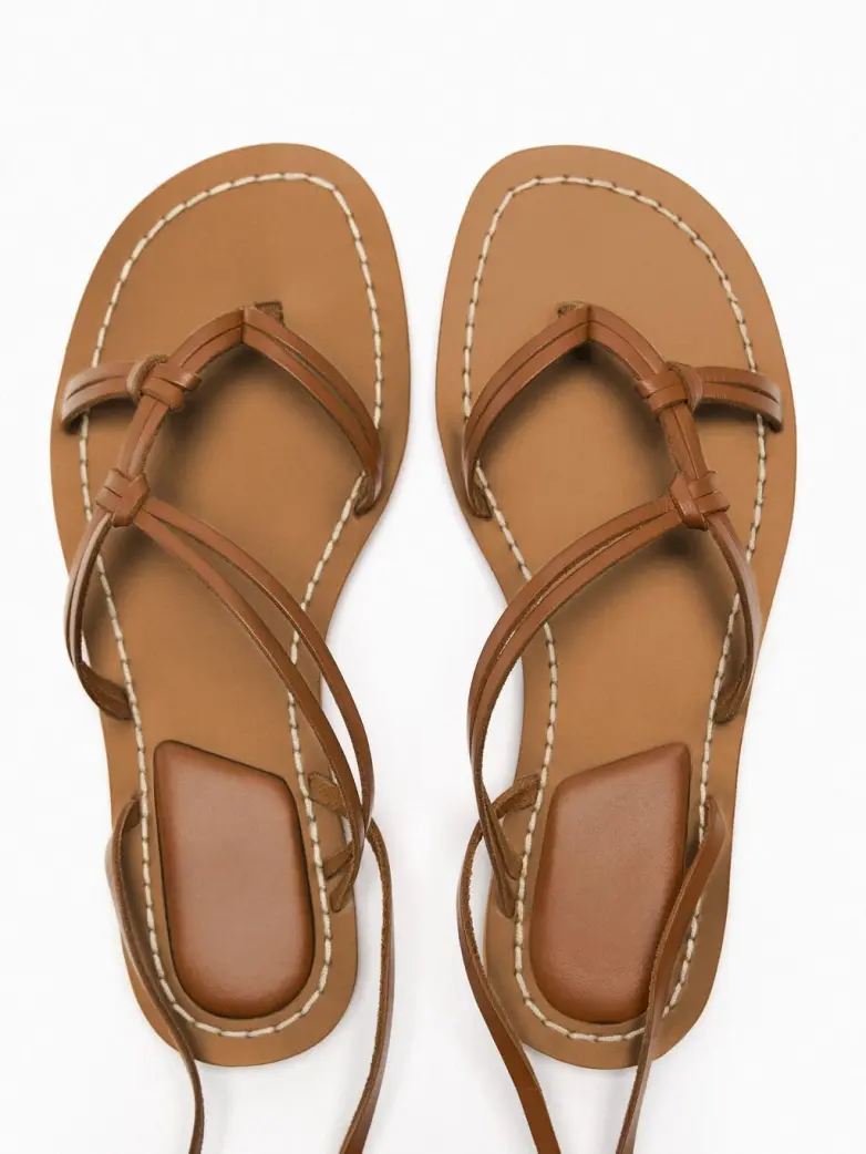 Beach Flat Strappy Sandals - Image 3