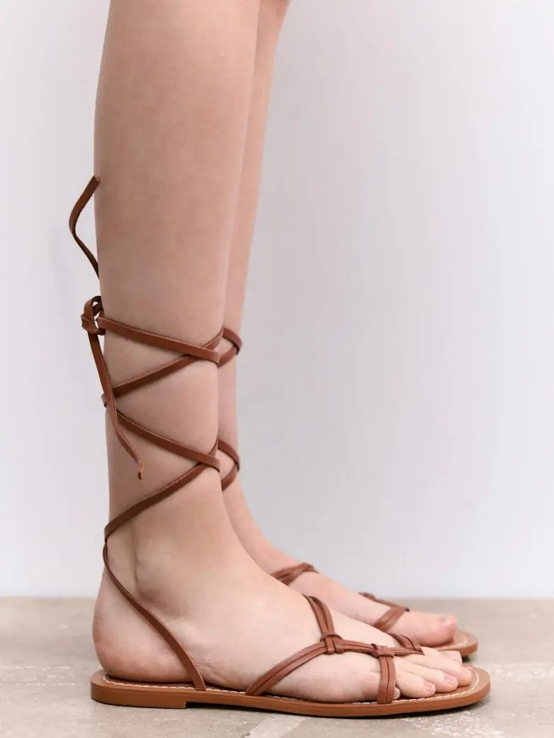 Beach Flat Strappy Sandals - Image 5