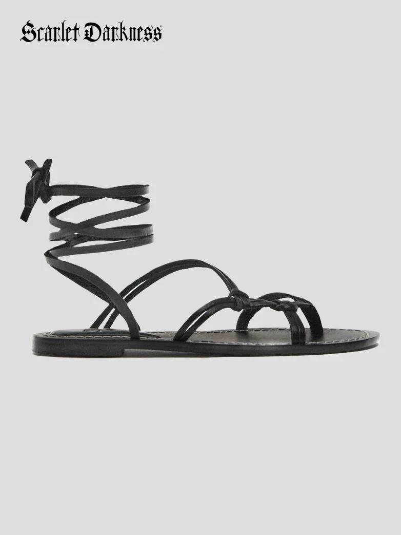 Beach Flat Strappy Sandals - Image 6